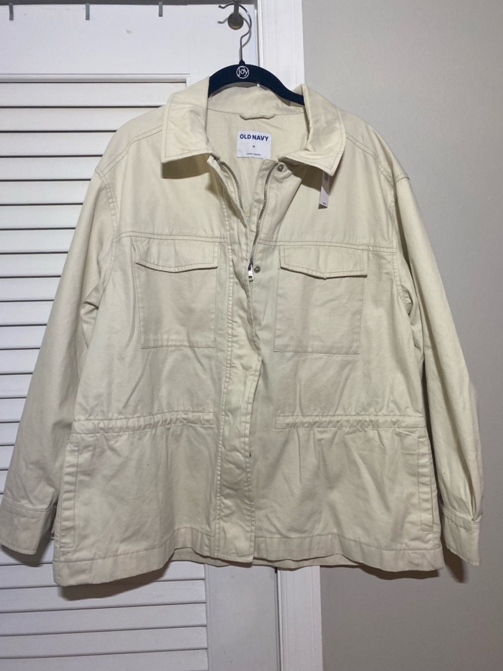 NWT! Old Navy Cinched Waist Utility Jacket - Size Medium - Picture 2 of 9
